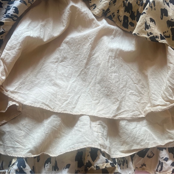 Anine Bing Painterly Leo Peyton Long Sleeve Yellow and Black Mini Dress XXS - Picture 14 of 16